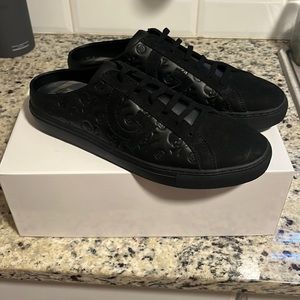 GFORE G/FORE men shoes sneakers G4MS22F25 onyx black leather Size 11